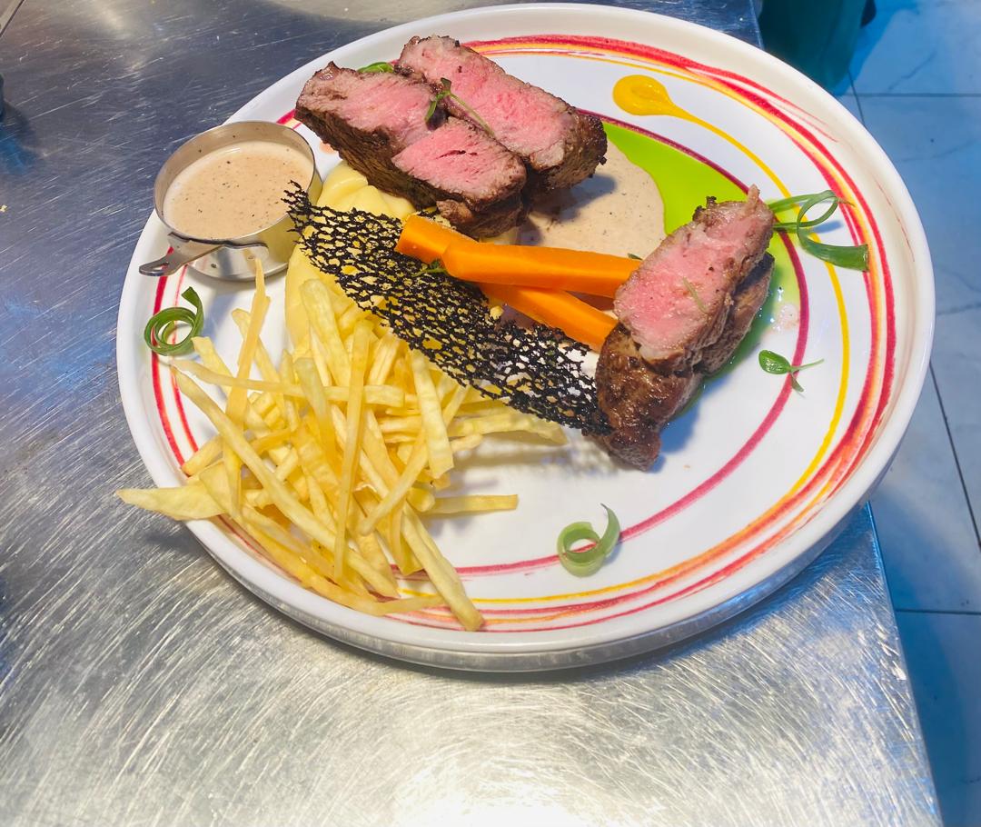 Rib-eye steak